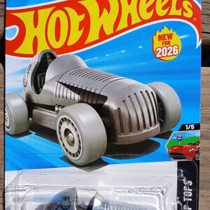 Mattel Hot Wheels Iconic Monopoly Silver Race Car